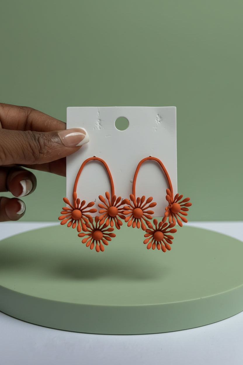 Colorful detailed candy earring