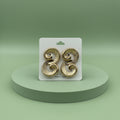 Gold earrings