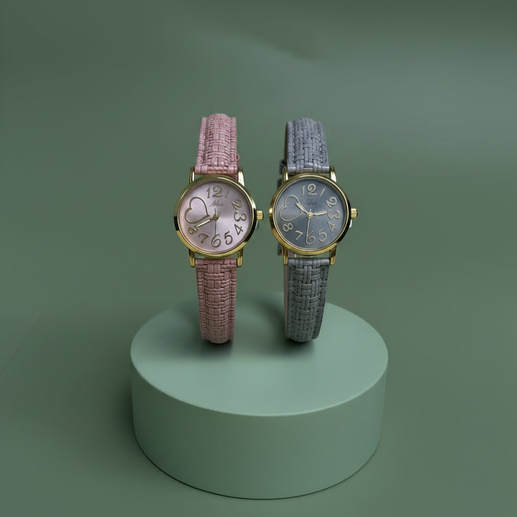 Heart inspired Detailed wristwatch
