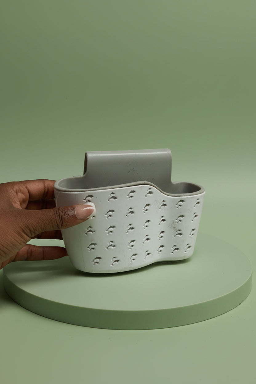 Double Layered Sponge holder with mini hanger
