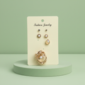 Fashion Jewelry Earring and ring set