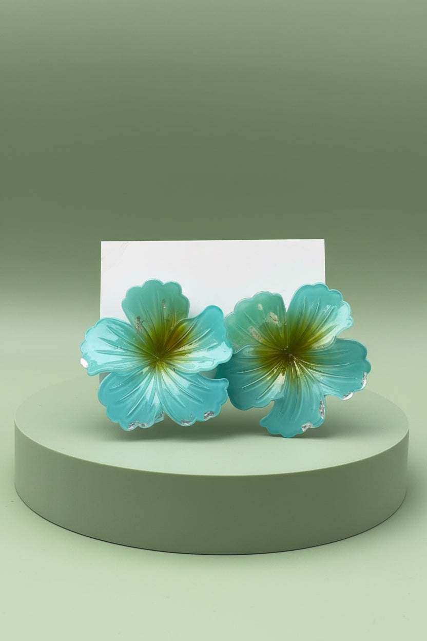 Floral bloom inspired earrings
