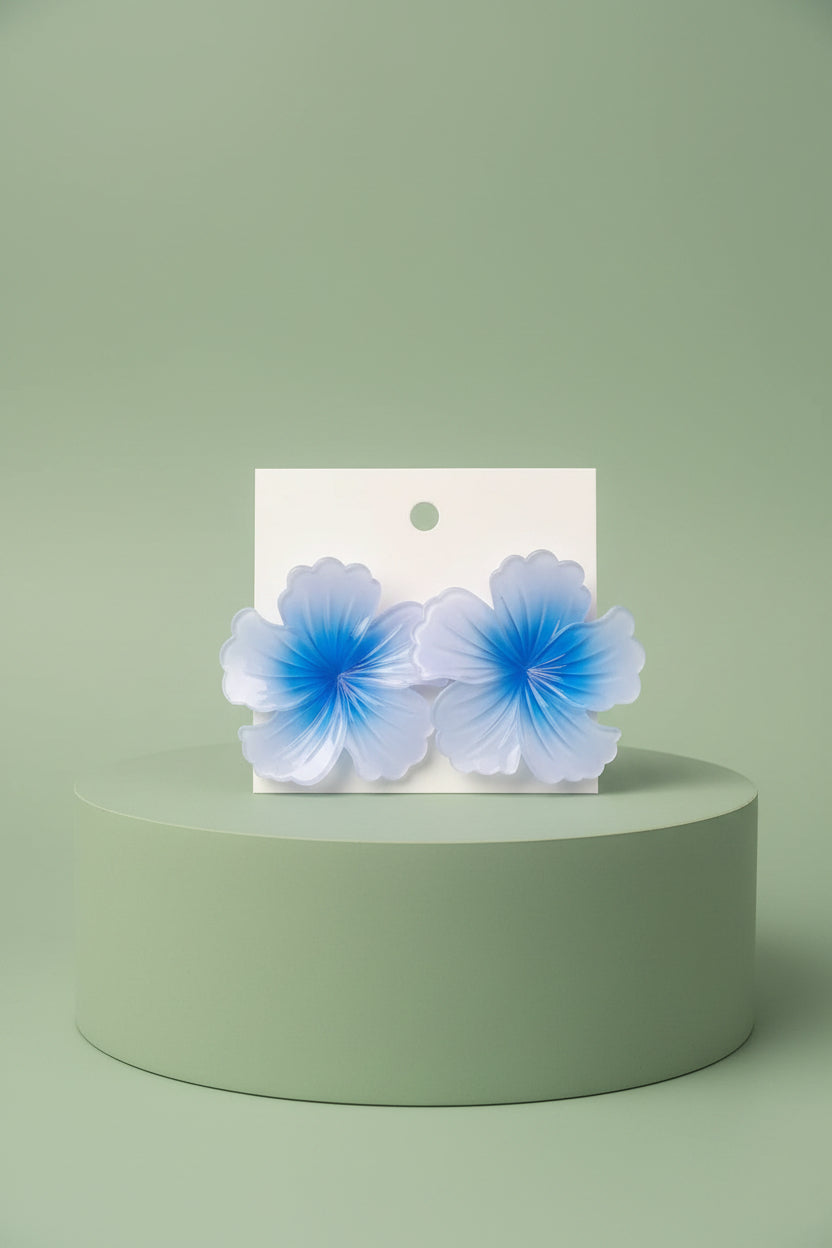Floral bloom inspired earrings